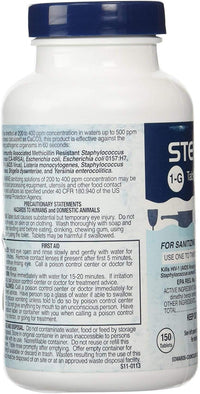 Edwards-Councilor S150E48 Steramine Sanitizer Tablets (Sanitabs) 150 Count Bottle.